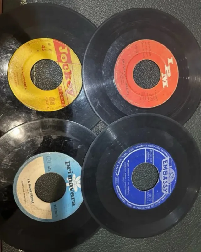 4 Dischi 45 Giri Anni 50/60