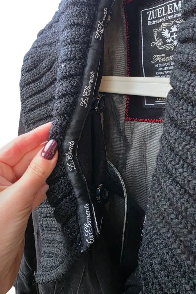 Cappotto Zu Elements nero donna