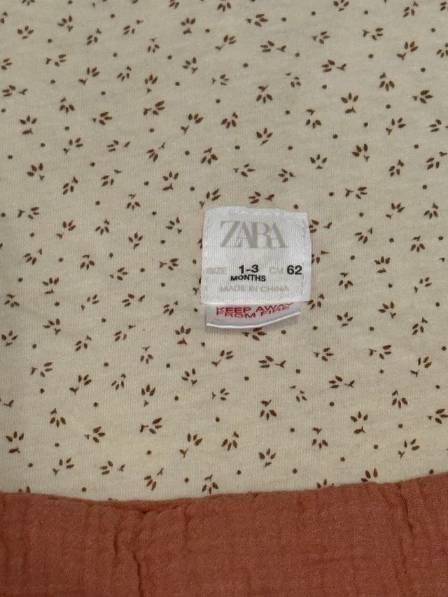 Saco portabebés Zara teja 1-3 meses, 62  cm
