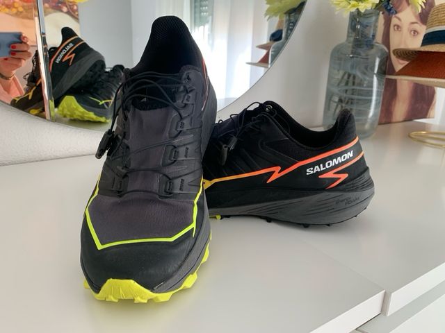 Zapatillas Salomon Thundercross Negro Naranja