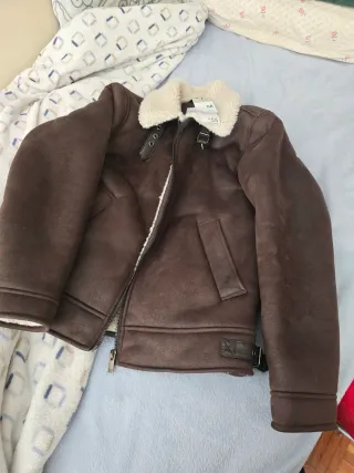 Cazadora de invierno marrón talla M