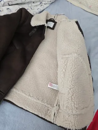 Cazadora de invierno marrón talla M