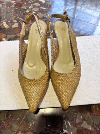 Sandalias TF Beige Vestir