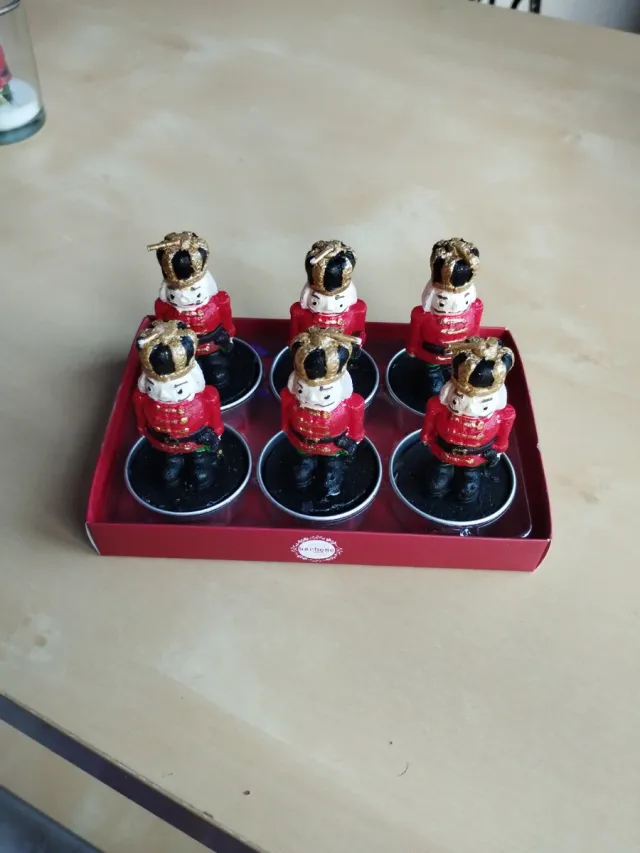 Regalo de navidad lote de 6 velas