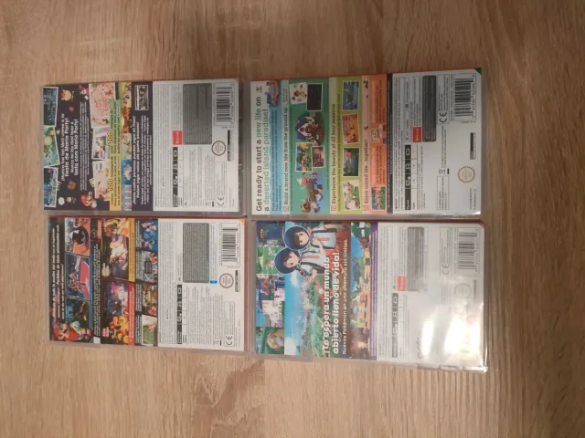 Cajas vacías Nintendo Switch (4 unidades)