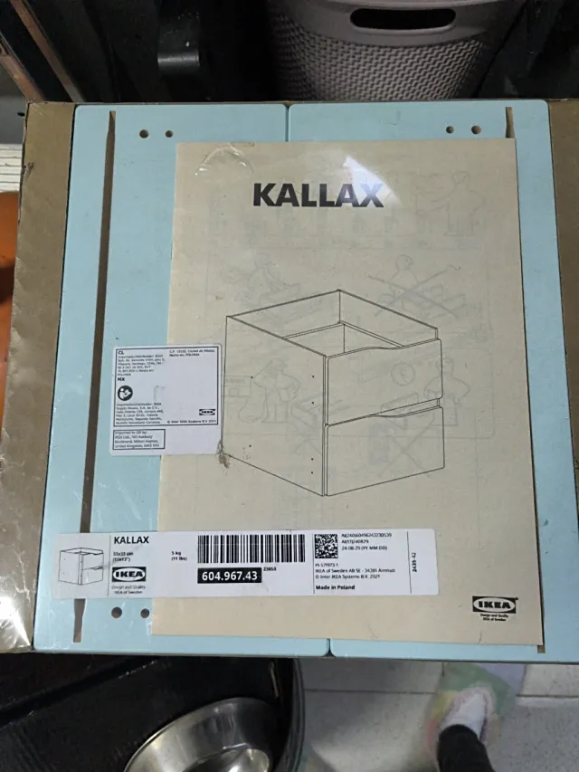 2 Cajones Ikea Kallax nuevo sin abrir