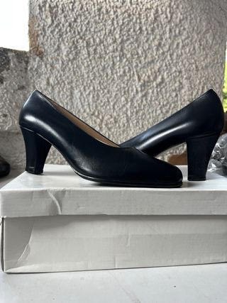 Zapatos de tacón negros mujer