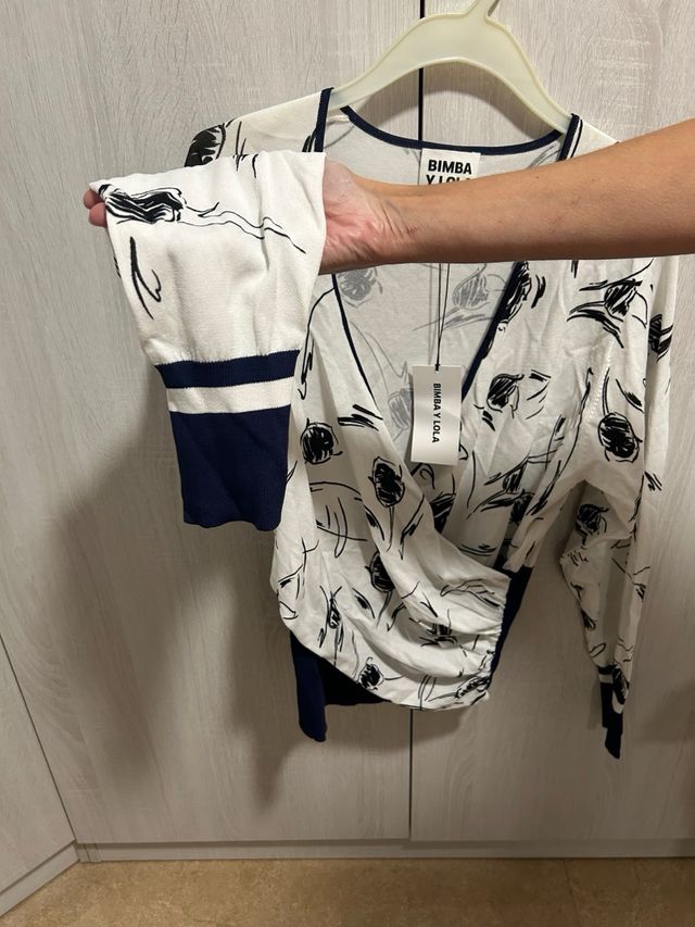 Blusa Bimba y Lola Estampada Talla M