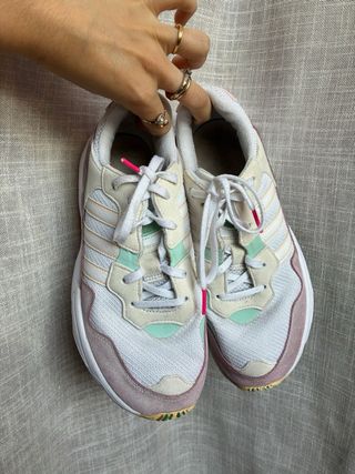 Adidas Yung 96 Talla 38 Rosa y Azul