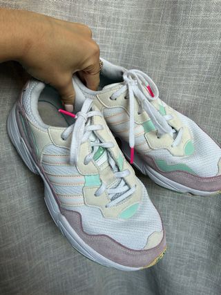 Adidas Yung 96 Talla 38 Rosa y Azul