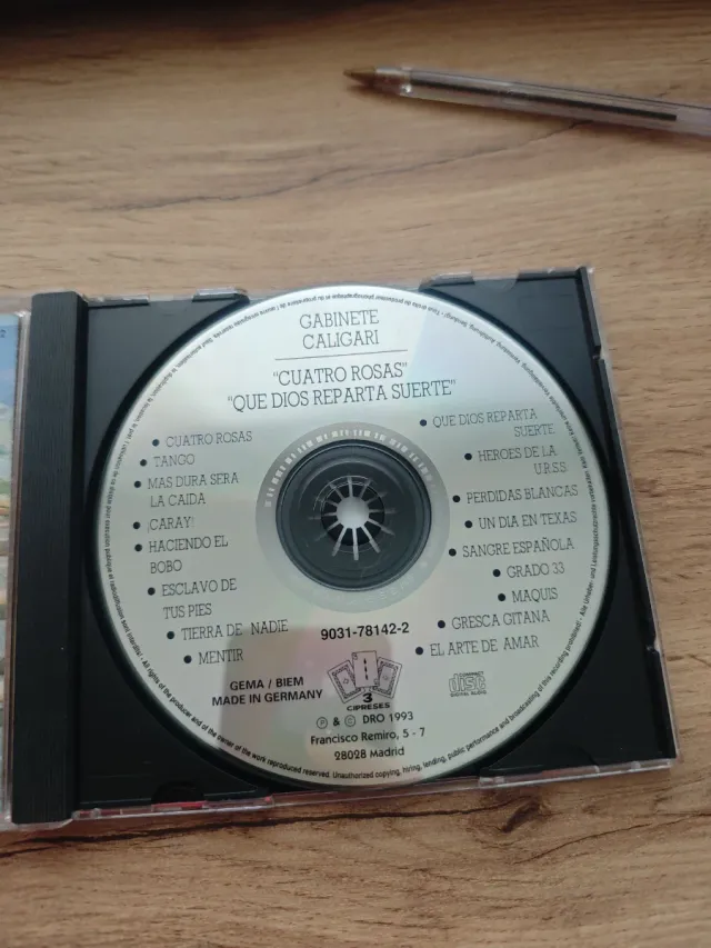 CD Gabinete Caligari - Nacional Pop Rock