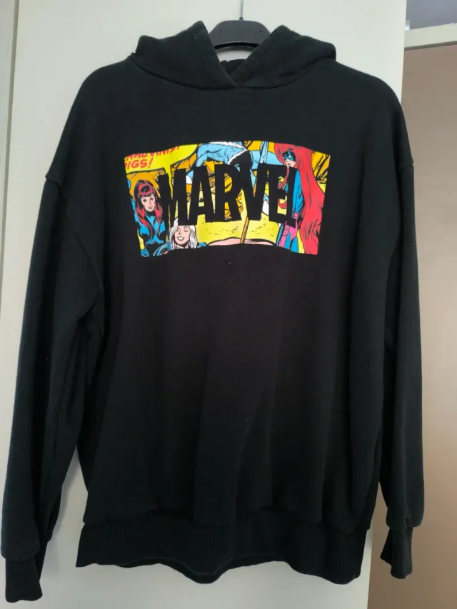Sudadera Marvel Negra