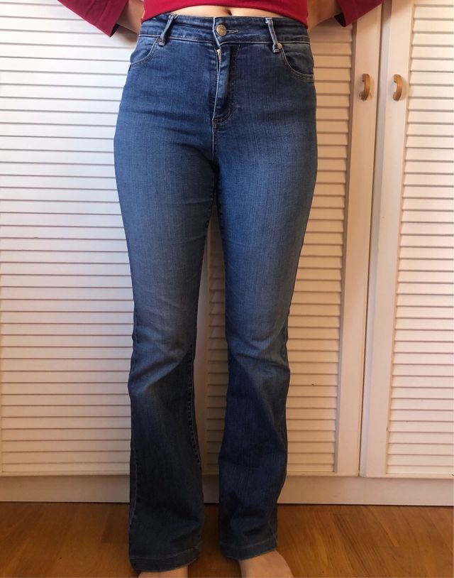 Pantalones vaqueros Hollister azul talla 36  chica