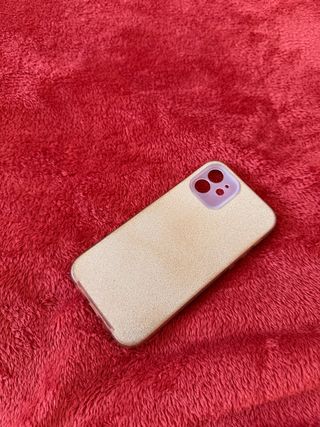 Cover iPhone 12/12 Pro Glitter Oro