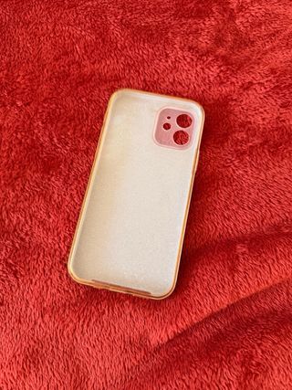 Cover iPhone 12/12 Pro Glitter Oro