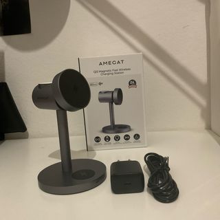 Stazione Ricarica Wireless Amegat Qi 3-in-1