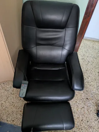 Sillón masaje giratorio con mando