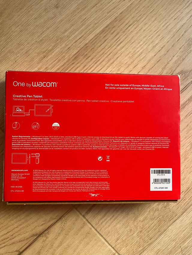 Tableta Gráfica Wacom One con Lápiz