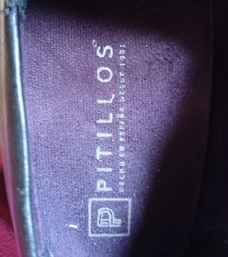 Zapatos Pitillos Piel Negros Talla 40