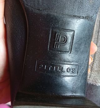 Zapatos Pitillos Piel Negros Talla 40