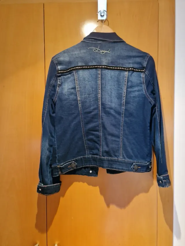 Cazadora Vaquera Desigual Azul Talla M