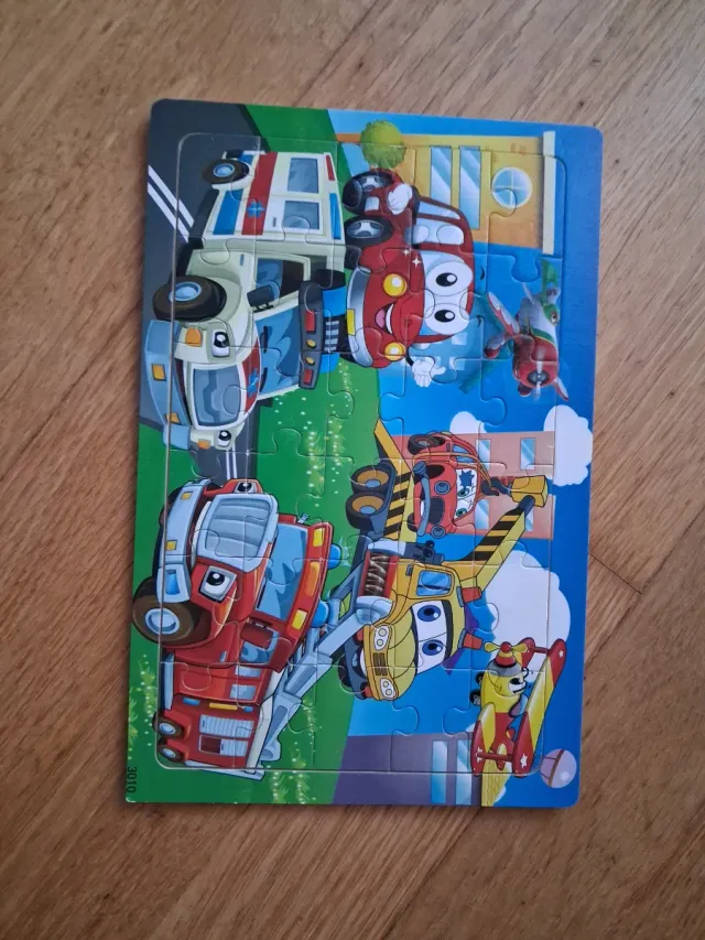 Lote 6 Puzles Infantiles Madera 30 piezas