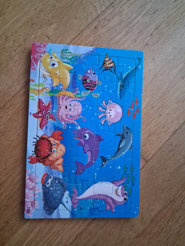 Lote 6 Puzles Infantiles Madera 30 piezas