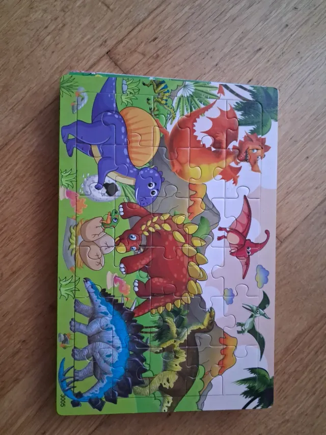 Lote 6 Puzles Infantiles Madera 30 piezas