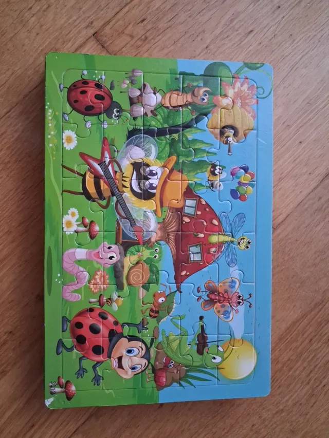 Lote 6 Puzles Infantiles Madera 30 piezas