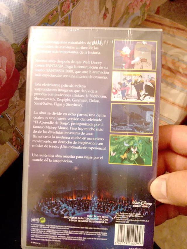 VHS Fantasía 2000 Disney Precintado