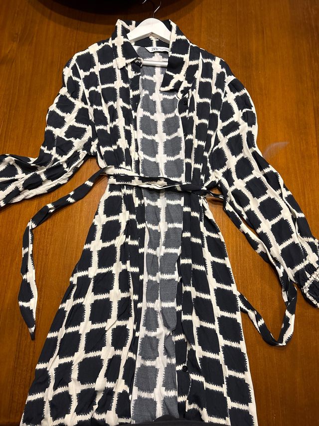 Vestido Zara Estampado Talla XL