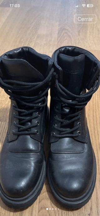 Botas Moncler Piel Negras