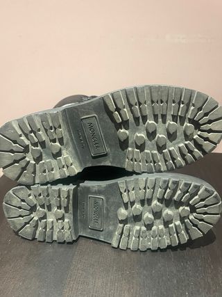 Botas Moncler Piel Negras