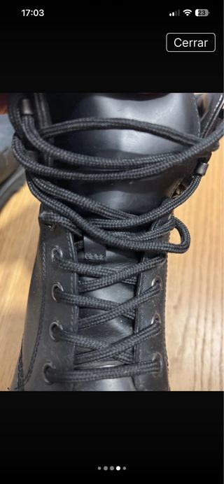 Botas Moncler Piel Negras