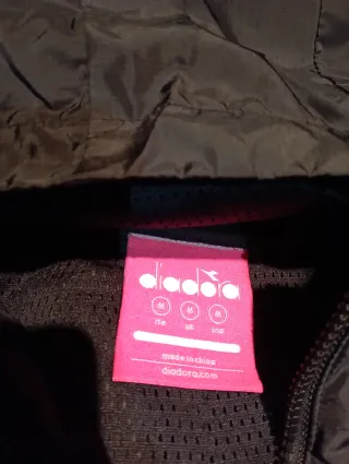 Chubasquero Diadora Mujer Talla M Negro