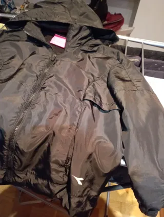 Chubasquero Diadora Mujer Talla M Negro