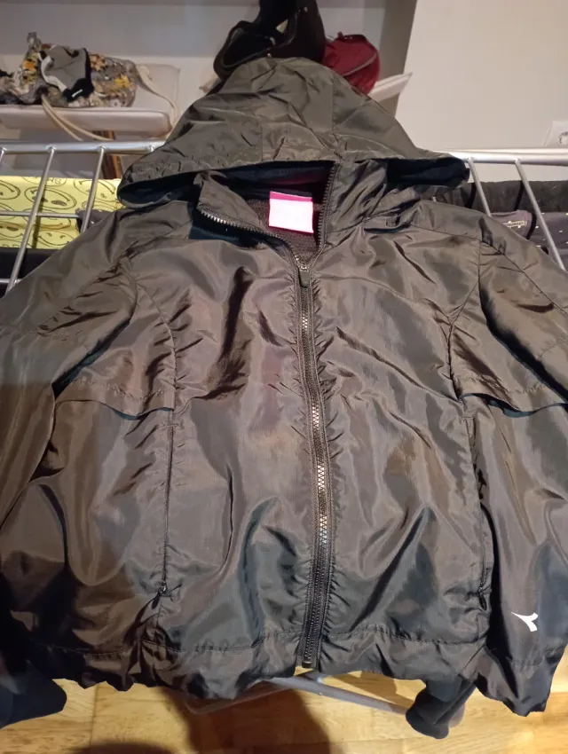 Chubasquero Diadora Mujer Talla M Negro