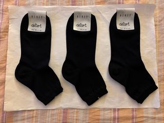 3CALZE NUOVE DONNA COTONE MARCA”deBert”MADE IN ITA