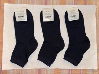 3CALZE NUOVE DONNA COTONE MARCA”deBert”MADE IN ITA