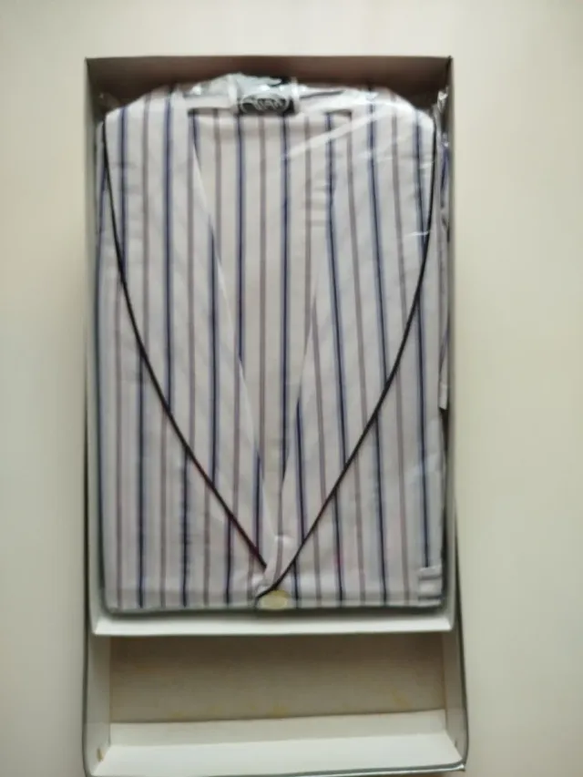 Pijama HOMBRE ALDY Talla 7 Rayas azules