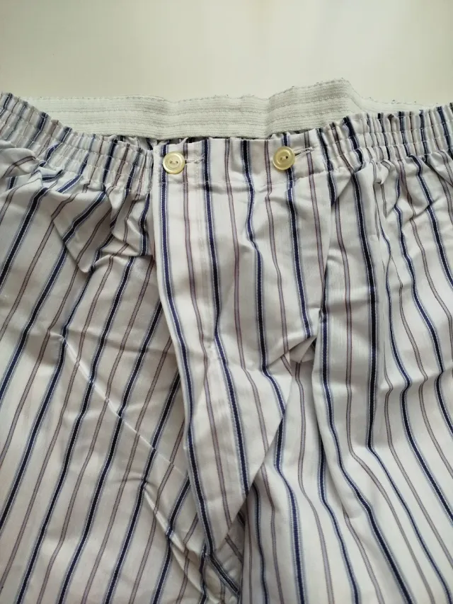 Pijama HOMBRE ALDY Talla 7 Rayas azules