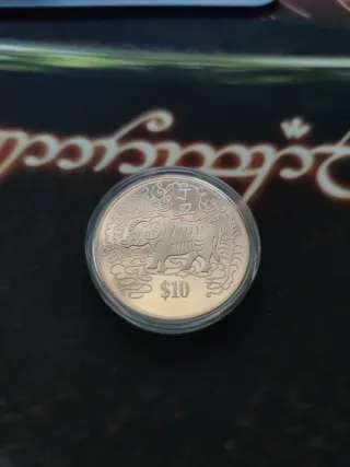 Moneda 10$ Singapur Cupro Níquel