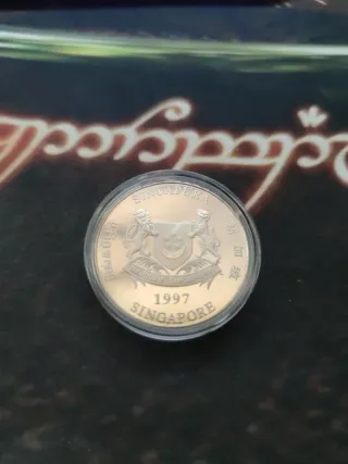Moneda 10$ Singapur Cupro Níquel