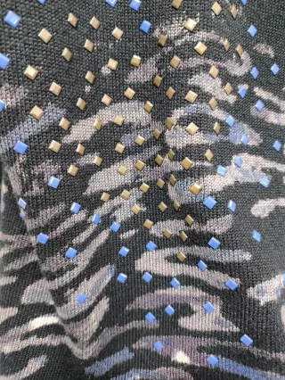 Jersey Desigual Negro con Detalles