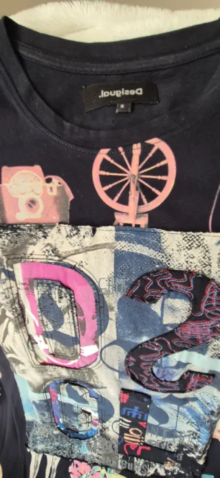 Camiseta Desigual Hombre Multicolor