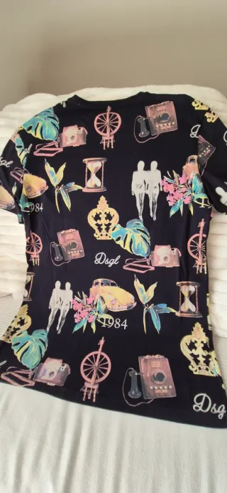 Camiseta Desigual Hombre Multicolor