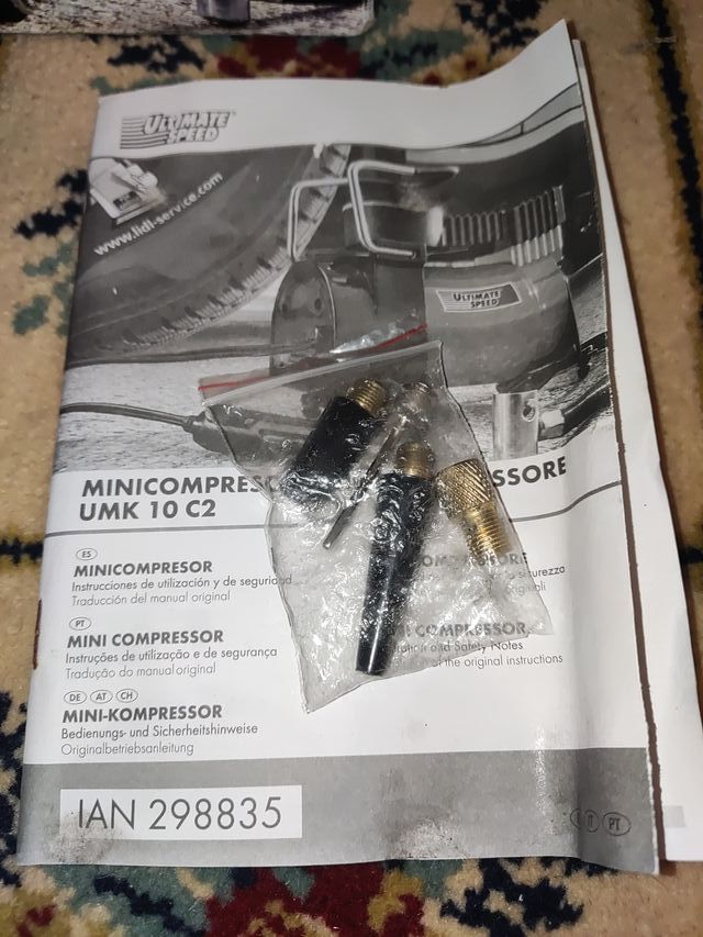 Mini compressore auto 12V Ultimate Speed