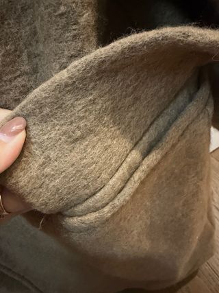 Cappotto camel over in lana in buone condizioni