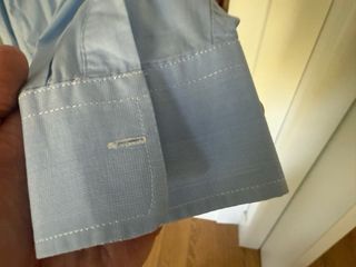 Camisa Benetton Azul Claro Vestir