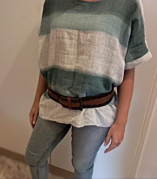 Cintura vera pelle vintage